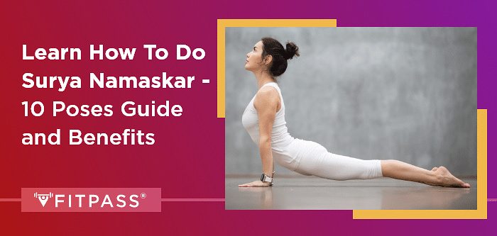 Surya Namaskar Yoga - 12 Steps Names And Procedure