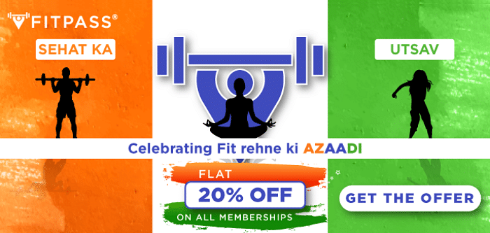 FITPASS Independence Day Offer- Take Another Step Towards Fitness