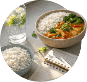 Full day meal logs